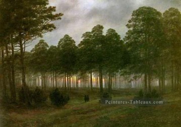 Soirée HSE romantique Caspar David Friedrich Peinture à l'huile